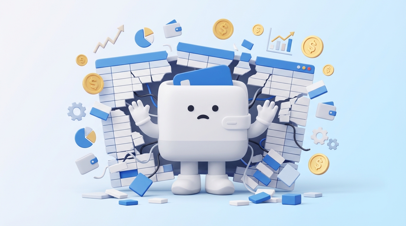 Why spreadsheets break down for personal finance