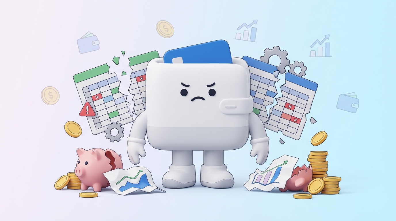 Why spreadsheets break down for personal finance