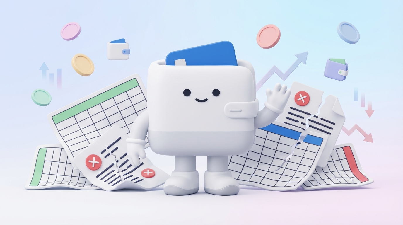 Varför Kalkylblad Ofta Misslyckas för Effektiv Privatekonomi