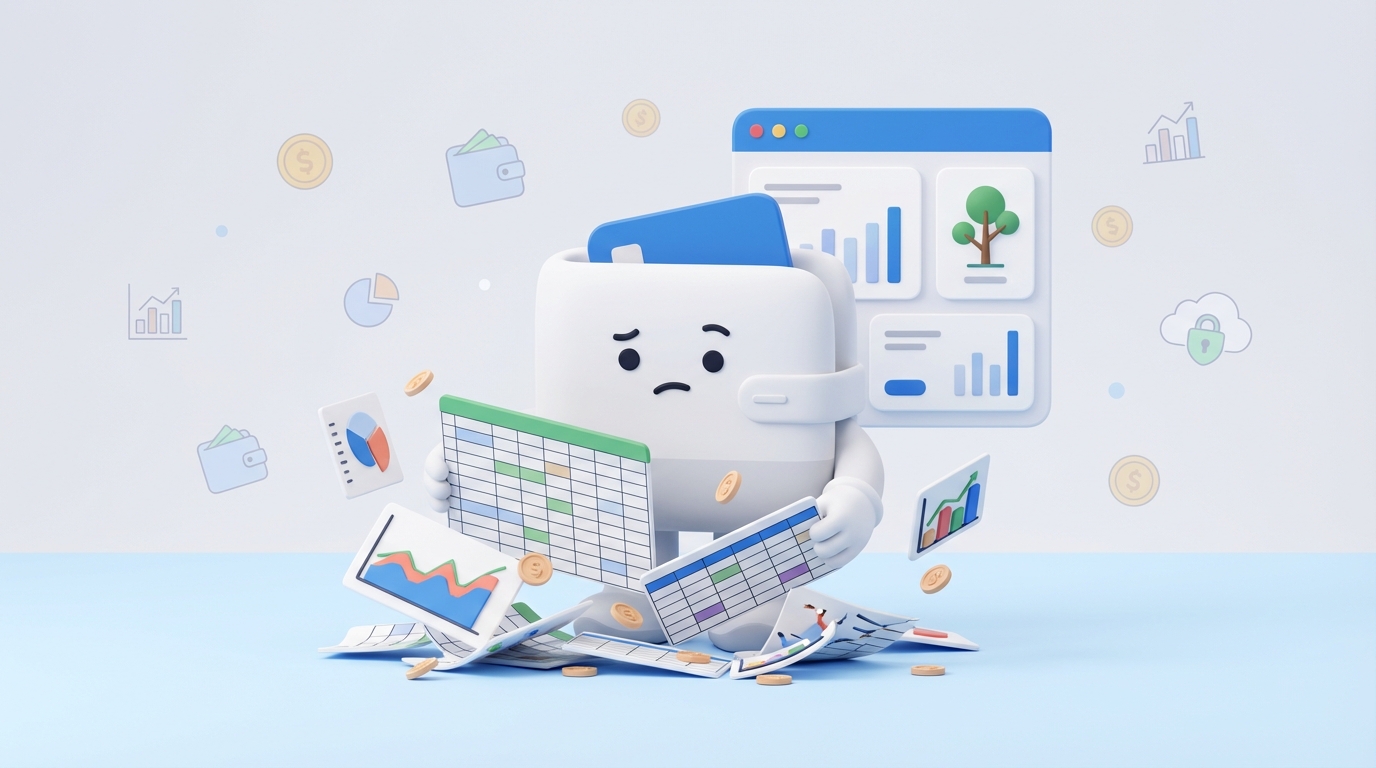 لماذا تفشل جداول البيانات في الإدارة المالية الشخصية؟ الأخطاء الشائعة والحلول البديلة