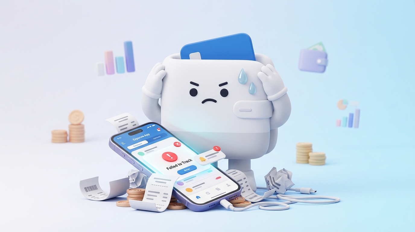 Why people fail to stick with expense tracking apps