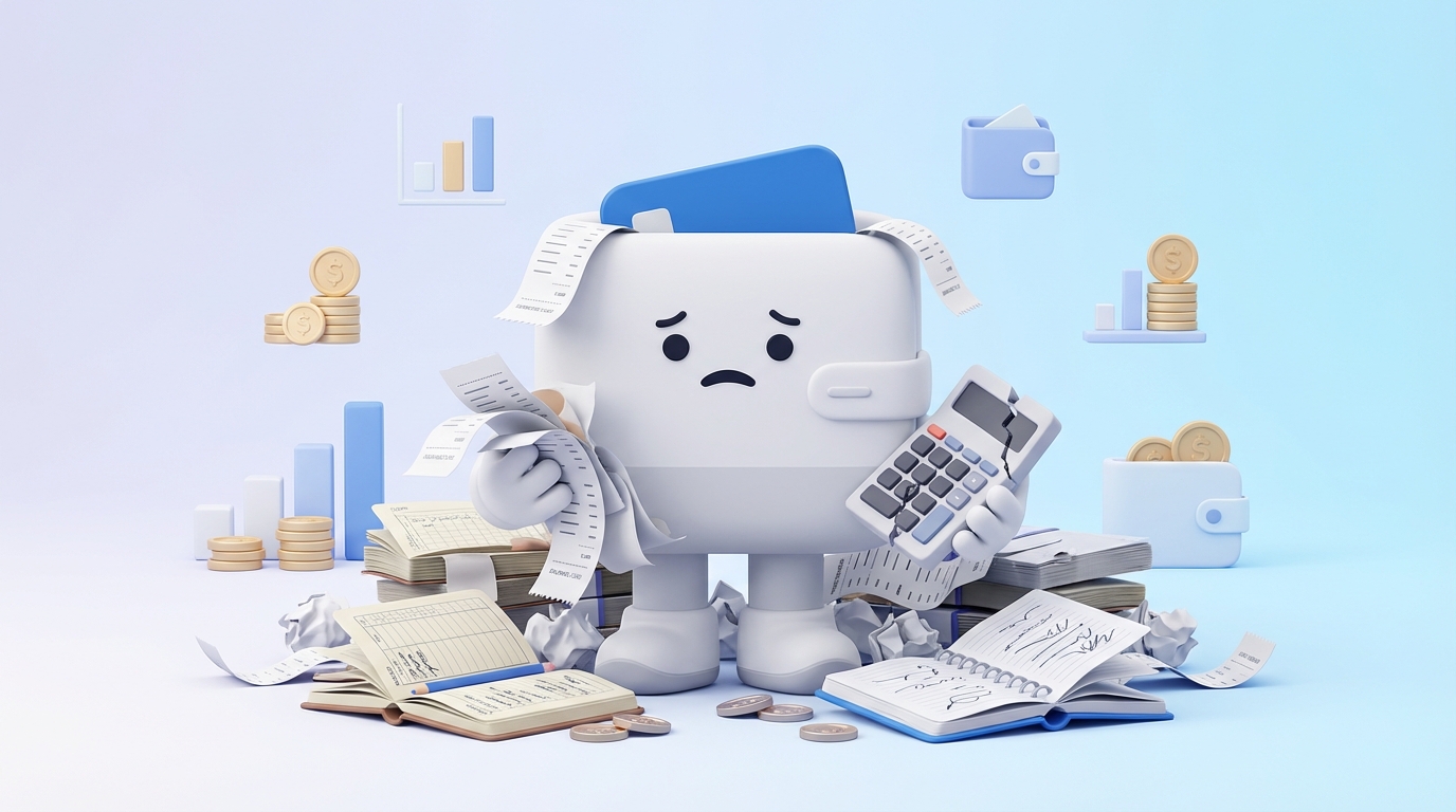 Common problems with manual expense tracking