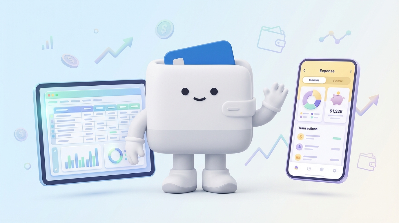 Spreadsheet vs app-based expense tracking comparison