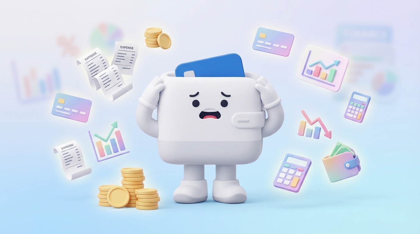 Why tracking income and expenses feels overwhelming