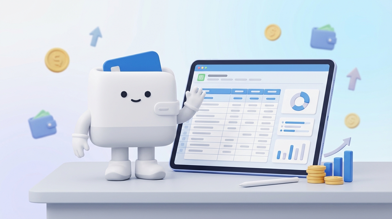 Ställ in kalkylblad för inkomstspårning med mallar