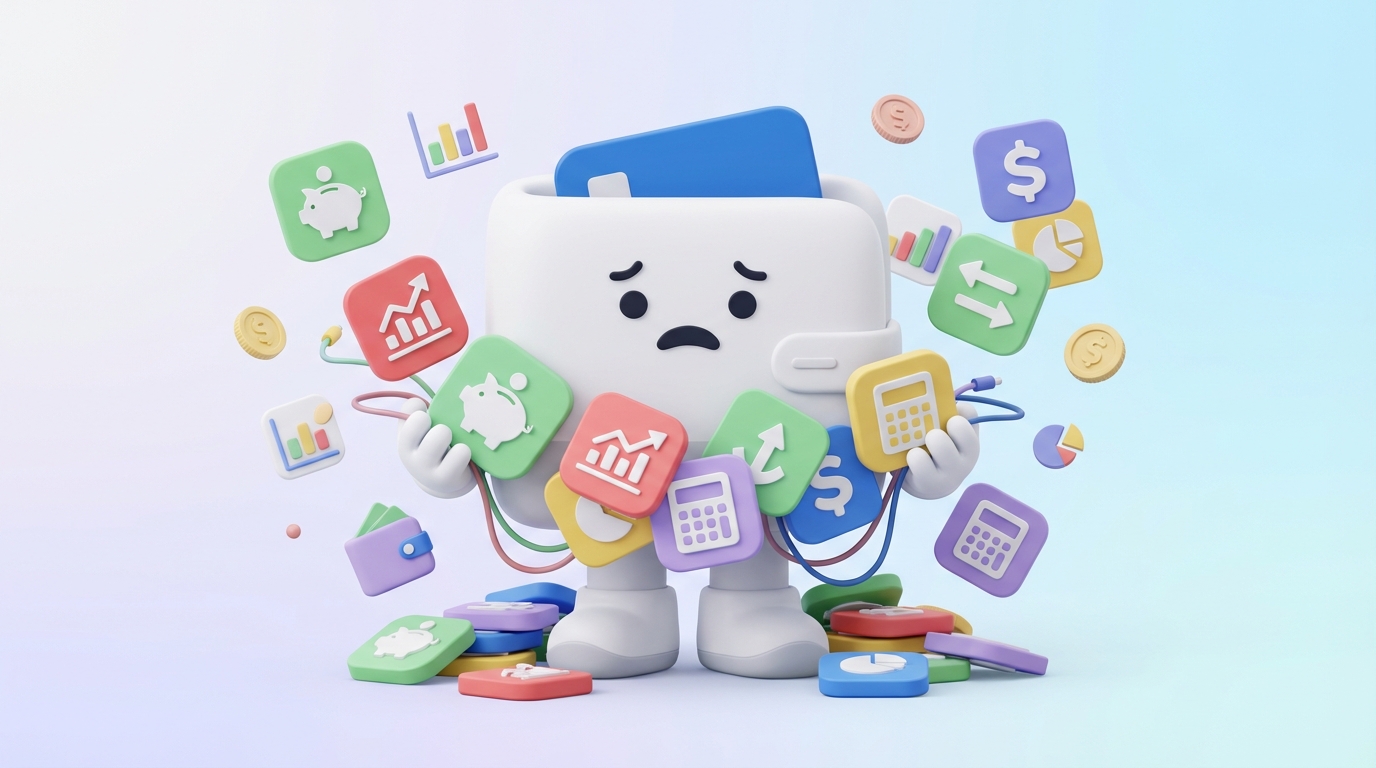 Problems caused by using multiple finance apps