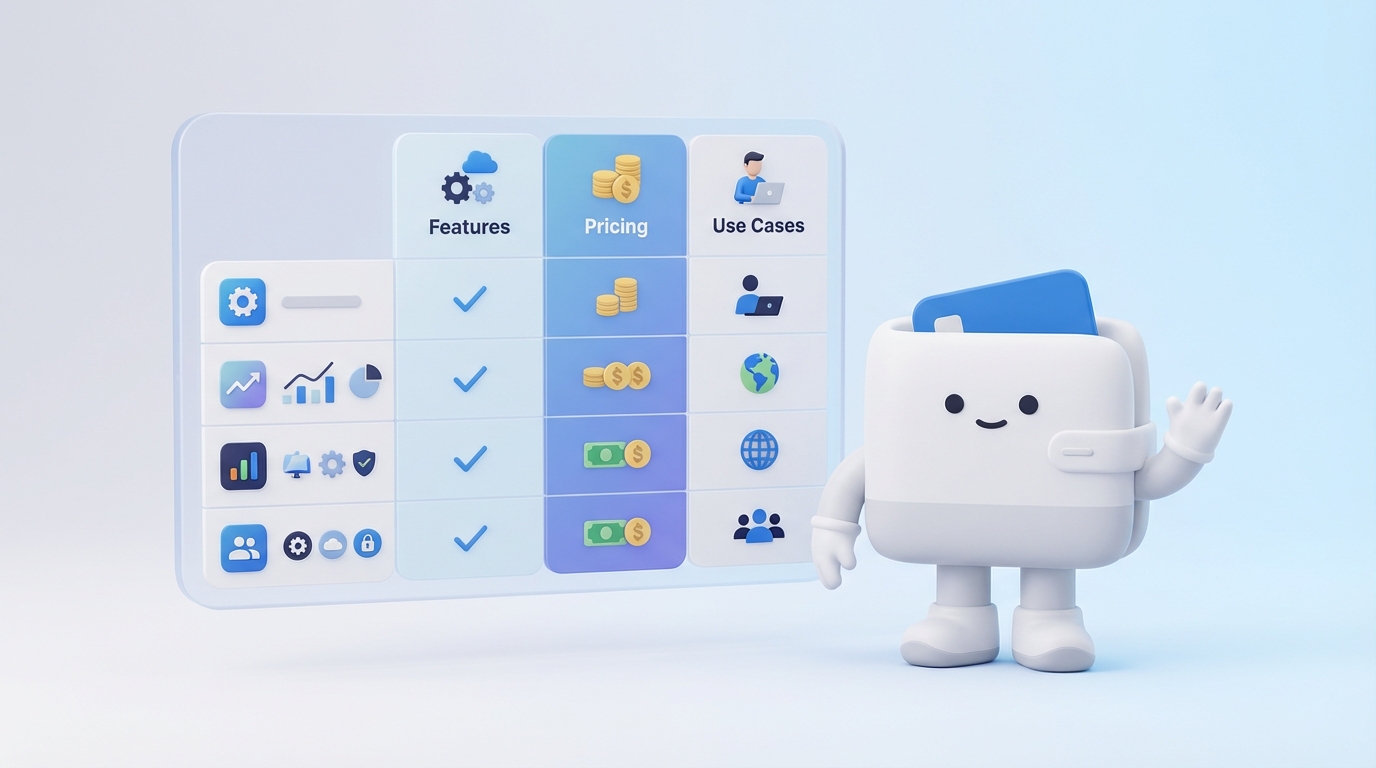 Uygulamaların Karşılaştırmalı Tablosu: Hızlı Bir Bakış