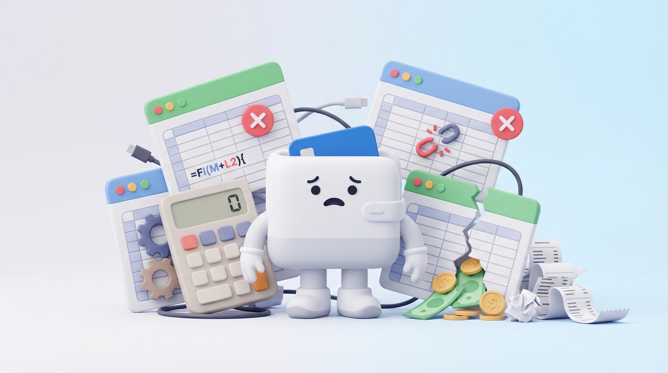 Excel ile Gelir Gider Takibinin Dezavantajları